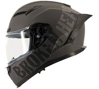 Broken Head Street Division Black Shadow Opaco Casco Integrale con Visiera