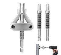 Broken Pipe Extractor Tool for Drill Wrench,Fits 1/2", 3/4", 1" Pipes，1pcs | Damaged Pipe Thread Extractor,Damaged Screw Bolt Thread Valve PVC Remover Tool,Expanding Jaw Versatile Broken Wire