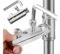 Broken Pipe Extractor Tool, Multifunzionale 4/6 Tap Extractors, 2,95 x 0,63 Inches Durable Household Plumbing Removal Tool, Pumps Equipment for Water Heater Expansion Shower Sprinkler Pipeline Repair