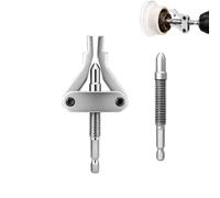 Broken Pipe Thread Extractor, Drill Powered Fitting Remover, 1/2 3/4 1 Inch | Internal Grip for Shower Arms, Valves, PVC Pipes and Stuck Fittings, with Replacement Wire Screw Rod