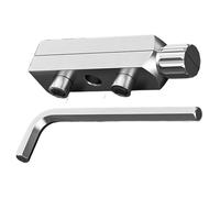 Broken Pipe Thread Extractor, Internal Thread Removal Tool, 2 Head Screw Remover, Heavy Duty Steel Plumbing Hardware, Professional Maintenance Supply for Faucet Wallboard Repair