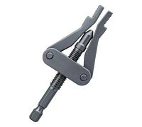 Broken Pipe Thread Extractor Tool - 1/4" Hex Shank Remover | Carbon Steel | 4.13 Inch Length, 6.35mm (1/4") Hex Shank, Rustproof Heavy-Duty Carbon Steel, for Broken Water Pipes, Faucets & Triangle Valv