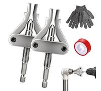 Broken Pipe Thread Extractor Tool Drill Powered 1/2" 3/4" 1" Pipe (2pcs)