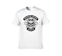 Broken Skull Ranch Fashion T-Shirt Men Round Neck Clothing White M