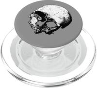 Broken umano cranio vintage illustrazione vettorializzata PopSockets PopGrip per MagSafe