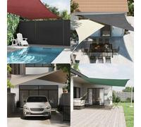 Brokky 42002291 Vela Parasole Arancione 2x2x2 m 100% Poliestere Oxford Tenda Vela Traspirante,Tela Vela Ombreggiante,Telo Telone Ombreggiante per Esterno,Giardino,Terrazzo,Balcone