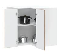 Brokky 853625 Pensile da Cucina ad Angolo Kalmar Legno Vecchio in Truciolato Pensile Scolapiatti da Cucina,Mobile a Parete in Legno Resistente,Armadio Sospeso