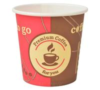 Brokky Bicchieri da caffè Monouso in Carta 1000 pz 120 ml (4 oz)-Bicchierini caffè Carta Monouso - Bicchieri caffè Carta Biodegradabili - Bicchierini da caffè USA e Getta Ecosostenibili