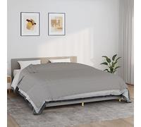 Brokky Coperta Ponderata Grigia 235x290 cm 15 kg Tessuto-Classic Coperta ponderata- Coperta Antistress - Coperta pesante per un sonno profondo e un riposo migliore - Coperta cotone ponderata 100% - We