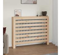 Brokky Copertura Termosifone 108,5x19x84 cm in Legno Massello di Pino-Copritermosifone a Doghe Moderno ed Elegante per la Casa,in MDF e Acciaio