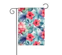 BROLEO Acquarello Floreale Stampa Giardino pennone esterno cortile decorazione moda 12x18 pollici