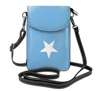 BROLEO Bandiera della Micronesia che stampa la piccola borsa del telefono di vibrazione della tracolla delle donne di pelle, impermeabile e durevole