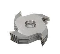 BROLEO BROLEOyiuxn5vwf4 - Set di punte per fresa per giunti a dito, fresa per legno laminato, per la lavorazione del legno