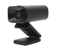 BROLEO Camera Speaker Microfono Combo, Altoparlante Anti Sismico Base 3 in 1 Webcam Remote Regolazione Libera Zoom Digitale 5X per Meeting