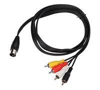 BROLEO Cavo adattatore audio, DIN 5 pin maschio a 4RCA maschio cavo in rame puro a prova di esplosione per TV