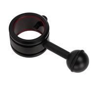 BROLEO Clip per testa a sfera subacquea, braccio a sfera per immersione subacquea con rivestimento duro anodizzato per torcia elettrica, BROLEOrz6t5sd3u0