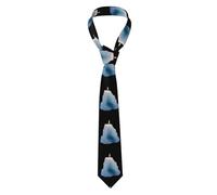 BROLEO Cravatta da uomo a forma di candela per aromaterapia a forma di iceberg, morbida e confortevole, non si deforma, resistente allo sbiadimento, durevole (57 x 3,2,5 cm)