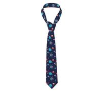 BROLEO Cravatta da uomo con motivo dello spazio esterno della galassia dell'universo, morbida e confortevole, non si deforma, resistente allo sbiadimento, durevole (57 x 3,2,5 cm)