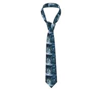 BROLEO Cravatta da uomo con stampa a farfalla Starlight cravatta classica adatta per vacanze e lavoro