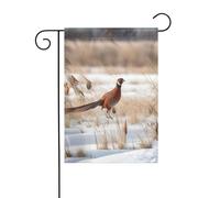 BROLEO fagiano caccia stampa giardino pennone esterno cortile decorazione moda 12x18 pollici