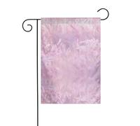 BROLEO Fiore selvatico Stampa polline Asta bandiera da giardino decorazione cortile esterno su entrambi i lati 30,5 x 45,7 cm