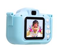 BROLEO Fotocamera per bambini, doppia lente anteriore, ricarica USB, videocamere digitali HD, scatto orario, resistente agli urti, multifunzione, con giochi puzzle e fotografia nel tempo