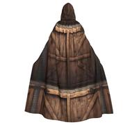BROLEO Gioco di ruolo con cappuccio adulto del mantello dell'abbigliamento degli uomini e delle donne del mantello del mantello di Halloween della porta del fienile