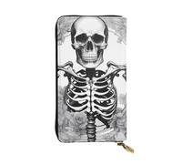 BROLEO Goth Beauty Girl - Portafoglio lungo in pelle per ragazze e donne alla moda, durevole, elegante e funzionale, Nero , Taglia unica