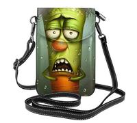 BROLEO Il ravanello terrorizzato che stampa la piccola borsa del telefono di vibrazione di vibrazione della borsa di cuoio delle piccole donne, impermeabile e durevole