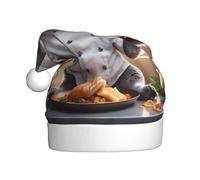 BROLEO Koala chef cucina cibo delizioso modello cappello di Natale per adulti per uomini e donne abbigliamento fascia per occasioni festive