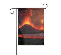 BROLEO L'eruzione Kilauea vulcano Stampa Giardino Bandiera Esterna Cortile Decorazione Moda 30,5 x 45,7 cm