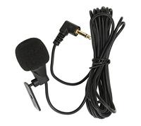 BROLEO Microfono esterno, microfono stereo per auto ad alta sensibilità da 3,5 mm per parete