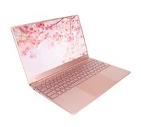 BROLEO Mini Laptop, Schermo IPS da 100-240 V, Laptop da 15,6 Pollici per CPU N5095, Memoria di Massa con Tastiera per Impronte Digitali per Studenti (16+256G Spina europea)