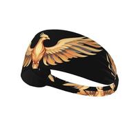 BROLEO Phoenix Spreads its Wings at Sunrise Fascia sportiva da donna a prova di sudore fascia elastica estiva