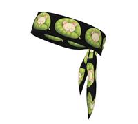BROLEO Piccolo topolino che dorme nel pisello Stampe Foulard sportivo, assorbe il sudore e traspirante, fascia per capelli con movimento, fazzoletto su entrambi i lati