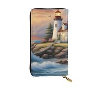 BROLEO Portafoglio lungo in pelle per ragazze e donne alla moda, resistente, elegante e funzionale, Nero , Taglia unica