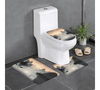 BROLEO Sansui, azienda giapponese stampa antiscivolo tappetino tre pezzi set bagno tappeto antiscivolo durevole