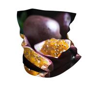 BROLEO Stampa agrodolce del frutto della passione Foulard sportivo multifunzionale all'aperto traspirante assorbe il sudore adatto uomini e donne