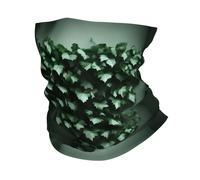 BROLEO Stampa verde Creeper Outdoor multifunzionale sport foulard traspirante assorbimento del sudore adatto uomini e donne