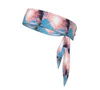 BROLEO Sunshine Under The Trees - Foulard sportivo, assorbe il sudore e traspirante, fascia per capelli, fazzoletto su entrambi i lati