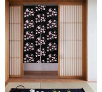 BROLEO Tenda divisoria per porta con stampa a stelle rosa, protezione della privacy adatta per cucina, bagno, stanza 86,4 x 142,2 cm