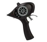 BROLEO Trasmettitore RC, 2.4Ghz RC Telecomando 3 Canali Nero Ricambio per P06