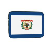 BROLEO West Virginia Bandiera Stampa Portatile Antiurto Laptop Case 15 pollici per Uomini e Donne Business Viaggi, Scuola e Ufficio Uso quotidiano