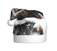 BROLEO Wolverine in the Snow Pattern Cappello di Natale per adulti per uomini e donne abbigliamento fascia per occasioni festive