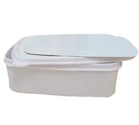 BrolloGroup Box Porta Merenda Bianco Azzurro o Rosa Personalizzabile con Foto PS 10797 (Bianco)