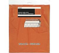 BrolloGroup Gonna Tovaglia Plastificata da Tavolo Accessori Arredo Party PS 36190 (Arancio)