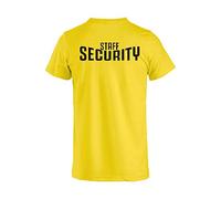 BrolloGroup Maglietta T-Shirt Staff Security Oppure Personalizzabile Come Vuoi PS 27431Bis-Staffsecurity (Giallo, 2XL)