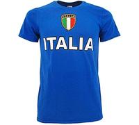 BrolloGroup T-Shirt Italia Personalizzabile con Il Tuo Nome e Numero Maglietta in Cotone Bambino Uomo Maniche Corte Azzurri PS 27431