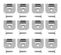 Brollux Profilo LED professionale V24, set di montaggio, clip di montaggio, 12 pezzi, adatto solo per il profilo V24