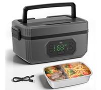 Brolteja Lunch Box elettrico, riscaldato per uomini e donne, isolato e auto-riscaldante,Scatola per il pranzo elettrica senza fili per adulti,Scaldavivande Elettrico Portatile,